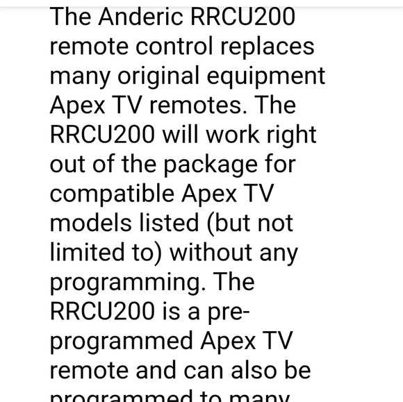 universal remote - Picture 5 of 7